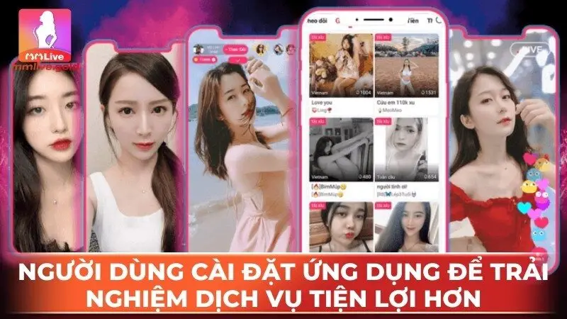 Người dùng cài đặt ứng dụng để trải nghiệm dịch vụ tiện lợi hơn